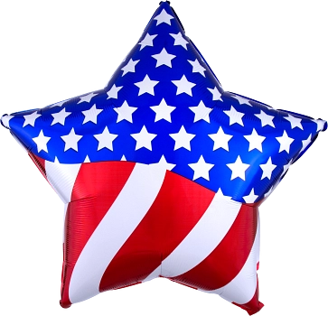 Anagram 28" American Flag Star